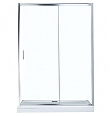 Душевая дверь Aquanet SD-1400A 140 профиль Хром стекло прозрачное