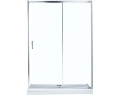 Приобрести Душевая дверь Aquanet SD-1400A 140 профиль Хром стекло прозрачное в магазине сантехники Santeh-Crystal.ru