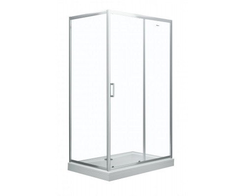 Приобрести Душевая стенка Aquanet SP-0800A 80 профиль Хром стекло прозрачное в магазине сантехники Santeh-Crystal.ru