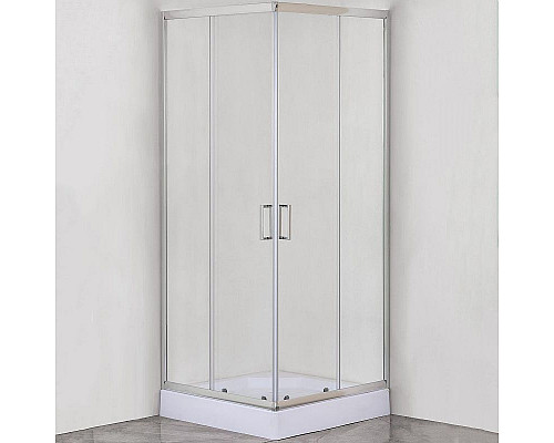 Заказать Душевой уголок Aquanet SE-800S 80x80 270064 профиль Хром стекло прозрачное в магазине сантехники Santeh-Crystal.ru