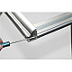 Заказать Душевая дверь Aquanet Alfa NAA6121 130 273610 профиль Хром стекло прозрачное в магазине сантехники Santeh-Crystal.ru