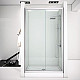 Заказать Душевая дверь Aquanet Alfa NAA6121 120 168420 профиль Хром стекло прозрачное в магазине сантехники Santeh-Crystal.ru