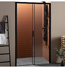 Душевая дверь Aquanet Pleasure AE60-N-160H200U-BT 160 273600 профиль Черный матовый стекло прозрачное