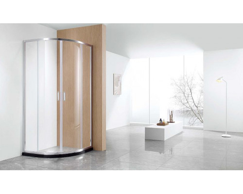 Купить Душевой уголок Aquatek 80х80 AQNAA2142-80 профиль Хром стекло прозрачное в магазине сантехники Santeh-Crystal.ru