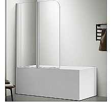 Шторка на ванну Aquatek 100х150 AQNFB6222-100 профиль Хром стекло прозрачное