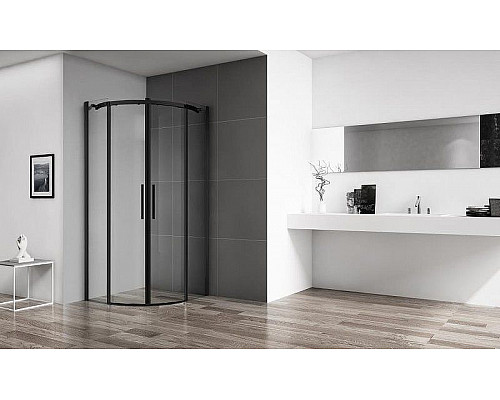 Santeh-Crystal.ru: Душевой уголок BelBagno Acqua 90x90 ACQUA-R-2-90-C-NERO профиль Черный стекло прозрачное Купить Душевой уголок BelBagno Acqua 90x90 ACQUA-R-2-90-C-NERO профиль Черный стекло прозрачное в магазине сантехники Santeh-Crystal.ru