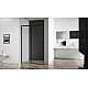 Приобрести Душевая дверь BelBagno Acqua 120 ACQUA-BF-1-120-C-NERO профиль Черный стекло прозрачное в магазине сантехники Santeh-Crystal.ru
