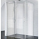 Заказать Душевой уголок BelBagno Acqua 130х80 ACQUA-AH-1-130/80-C-Cr профиль Хром стекло прозрачное в магазине сантехники Santeh-Crystal.ru