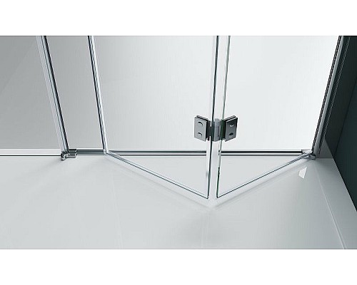 Купить Душевая дверь BelBagno Albano 170 ALBANO-BS-13-90+80-C-Cr профиль Хром стекло прозрачное в магазине сантехники Santeh-Crystal.ru