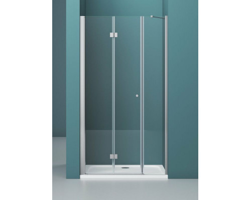 Приобрести Душевая дверь BelBagno Albano 100 ALBANO-BS-13-30+70-C-Cr профиль Хром стекло прозрачное в магазине сантехники Santeh-Crystal.ru