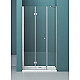 Приобрести Душевая дверь BelBagno Albano 90 ALBANO-BS-13-30+60-C-Cr профиль Хром стекло прозрачное в магазине сантехники Santeh-Crystal.ru