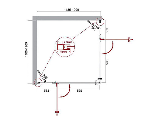 Santeh-Crystal.ru: Душевой уголок BelBagno Kraft 120х120 KRAFT-A-22-120-C-Cr профиль Хром стекло прозрачное Заказать Душевой уголок BelBagno Kraft 120х120 KRAFT-A-22-120-C-Cr профиль Хром стекло прозрачное в магазине сантехники Santeh-Crystal.ru