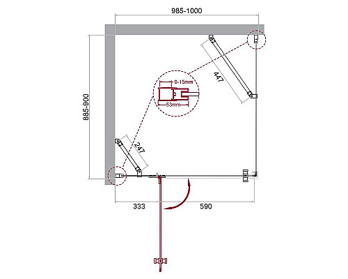Santeh-Crystal.ru: Душевой уголок BelBagno Kraft 100х90 KRAFT-AH-12-100/90-C-Cr-L профиль Хром стекло прозрачное Заказать Душевой уголок BelBagno Kraft 100х90 KRAFT-AH-12-100/90-C-Cr-L профиль Хром стекло прозрачное в магазине сантехники Santeh-Crystal.ru