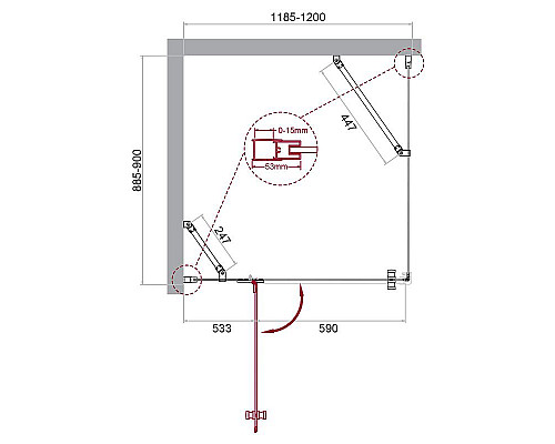 Santeh-Crystal.ru: Душевой уголок BelBagno Kraft 120х90 KRAFT-AH-12-120/90-C-Cr-L профиль Хром стекло прозрачное Приобрести Душевой уголок BelBagno Kraft 120х90 KRAFT-AH-12-120/90-C-Cr-L профиль Хром стекло прозрачное в магазине сантехники Santeh-Crystal.ru