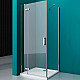 Заказать Душевой уголок BelBagno Kraft 90х80 KRAFT-AH-12-90/80-C-Cr-L профиль Хром стекло прозрачное в магазине сантехники Santeh-Crystal.ru