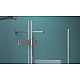 Заказать Душевой уголок BelBagno Kraft 90х80 KRAFT-AH-12-90/80-C-Cr-L профиль Хром стекло прозрачное в магазине сантехники Santeh-Crystal.ru