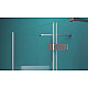 Купить Душевой уголок BelBagno Kraft 100х80 KRAFT-AH-12-100/80-C-Cr-R профиль Хром стекло прозрачное в магазине сантехники Santeh-Crystal.ru