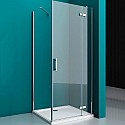 Душевой уголок BelBagno Kraft 80х90 KRAFT-AH-12-80/90-C-Cr-R профиль Хром стекло прозрачное