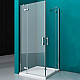 Приобрести Душевой уголок BelBagno Kraft 100х90 KRAFT-AH-22-100/90-C-Cr-L профиль Хром стекло прозрачное в магазине сантехники Santeh-Crystal.ru