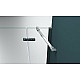 Приобрести Душевой уголок BelBagno Kraft 100х90 KRAFT-AH-22-100/90-C-Cr-L профиль Хром стекло прозрачное в магазине сантехники Santeh-Crystal.ru
