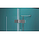 Приобрести Душевой уголок BelBagno Kraft 100х90 KRAFT-AH-22-100/90-C-Cr-L профиль Хром стекло прозрачное в магазине сантехники Santeh-Crystal.ru