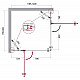 Заказать Душевой уголок BelBagno Kraft 120х80 KRAFT-AH-22-120/80-C-Cr-L профиль Хром стекло прозрачное в магазине сантехники Santeh-Crystal.ru