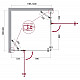 Купить Душевой уголок BelBagno Kraft 120х90 KRAFT-AH-22-120/90-C-Cr-L профиль Хром стекло прозрачное в магазине сантехники Santeh-Crystal.ru