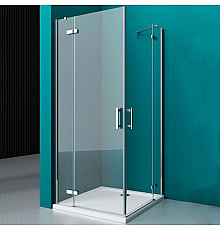Душевой уголок BelBagno Kraft 90х80 KRAFT-AH-22-90/80-C-Cr-L профиль Хром стекло прозрачное