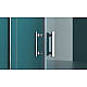 Купить Душевой уголок BelBagno Kraft 100х80 KRAFT-AH-22-100/80-C-Cr-R профиль Хром стекло прозрачное в магазине сантехники Santeh-Crystal.ru
