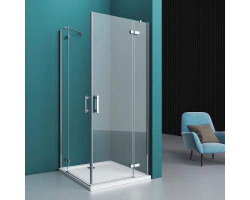 Заказать Душевой уголок BelBagno Kraft 120х80 KRAFT-AH-22-120/80-C-Cr-R профиль Хром стекло прозрачное в магазине сантехники Santeh-Crystal.ru