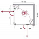 Заказать Душевой уголок BelBagno Kraft 120х100 KRAFT-AH-22-120/100-C-Cr-R профиль Хром стекло прозрачное в магазине сантехники Santeh-Crystal.ru