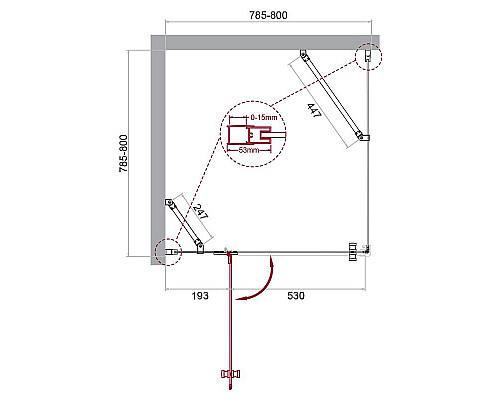 Santeh-Crystal.ru: Душевой уголок BelBagno Kraft 80х80 KRAFT-A-12-80-C-Cr-L профиль Хром стекло прозрачное Заказать Душевой уголок BelBagno Kraft 80х80 KRAFT-A-12-80-C-Cr-L профиль Хром стекло прозрачное в магазине сантехники Santeh-Crystal.ru