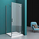 Заказать Душевой уголок BelBagno Kraft 90х90 KRAFT-A-12-90-C-Cr-R профиль Хром стекло прозрачное в магазине сантехники Santeh-Crystal.ru