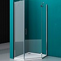 Душевой уголок BelBagno Kraft 100х100 KRAFT-P-1-100-C-Cr-R профиль Хром стекло прозрачное