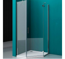 Душевой уголок BelBagno Kraft 90х90 KRAFT-P-1-90-C-Cr-R профиль Хром стекло прозрачное