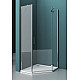 Купить Душевой уголок BelBagno Kraft 80х80 KRAFT-P-1-80-C-Cr-R профиль Хром стекло прозрачное в магазине сантехники Santeh-Crystal.ru