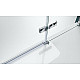 Заказать Душевая дверь BelBagno Kraft 120 KRAFT-B-12-60/60-C-Cr-L профиль Хром стекло прозрачное в магазине сантехники Santeh-Crystal.ru