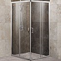 Душевой уголок BelBagno Unique 90х90 UNIQUE-A-2-75/90-C-Cr профиль Хром стекло прозрачное