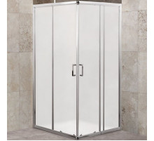 Душевой уголок BelBagno Unique 100х100 UNIQUE-A-2-85/100-M-Cr профиль Хром стекло матовое