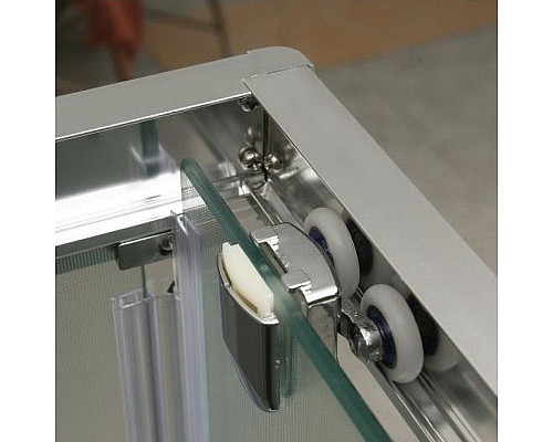 Купить Душевой уголок BelBagno Unique 125х100 UNIQUE-AH-1-110/125-100-M-Cr профиль Хром стекло матовое в магазине сантехники Santeh-Crystal.ru