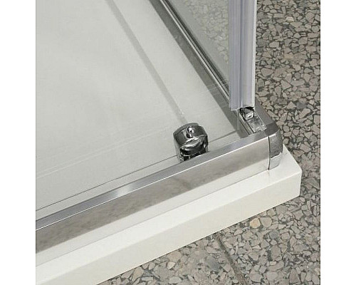 Купить Душевой уголок BelBagno Unique 125х100 UNIQUE-AH-1-110/125-100-M-Cr профиль Хром стекло матовое в магазине сантехники Santeh-Crystal.ru