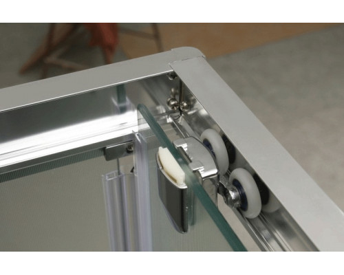 Душевой уголок BelBagno UNO-195-A-2-90-C-Cr 90x90 профиль Хром стекло прозрачное