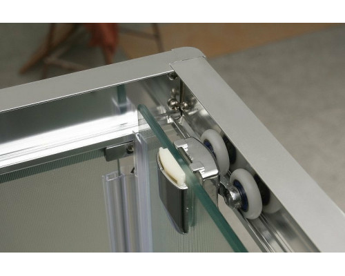 Душевой уголок BelBagno UNO-195-AH-2-100/80-C-Cr 100x80 профиль Хром стекло прозрачное