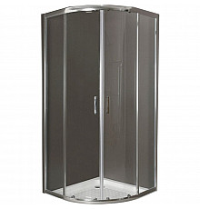 Душевой уголок BelBagno UNO-195-R-2-80-C-Cr 80х80 профиль Хром стекло прозрачное