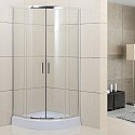 Душевой уголок BelBagno Uno 100х100 UNO-195-R-2-100-C-Cr профиль Хром стекло прозрачное