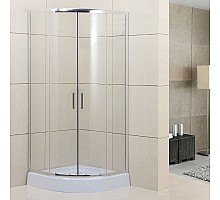 Душевой уголок BelBagno Uno 100х100 UNO-195-R-2-100-C-Cr профиль Хром стекло прозрачное