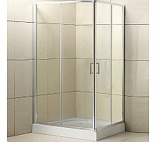 Душевой уголок BelBagno Uno 100х90 UNO-195-AH-2-100/90-C-Cr профиль Хром стекло прозрачное