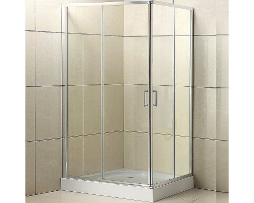 Купить Душевой уголок BelBagno Uno 120х90 UNO-195-AH-2-120/90-C-Cr профиль Хром стекло прозрачное в магазине сантехники Santeh-Crystal.ru