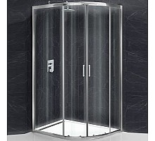 Душевой уголок BelBagno Uno 120х90 UNO-195-RH-2-120/90-C-Cr профиль Хром стекло прозрачное