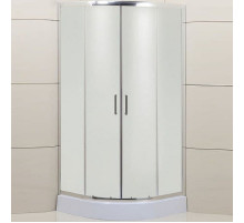 Душевой уголок BelBagno Uno 90х90 UNO-195-R-2-90-P-Cr профиль Хром стекло рифленое